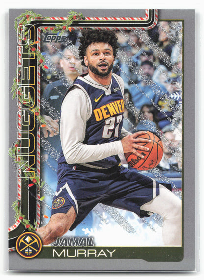 2025-26 Topps Holiday #H80 Jamal Murray Glitter Holiday