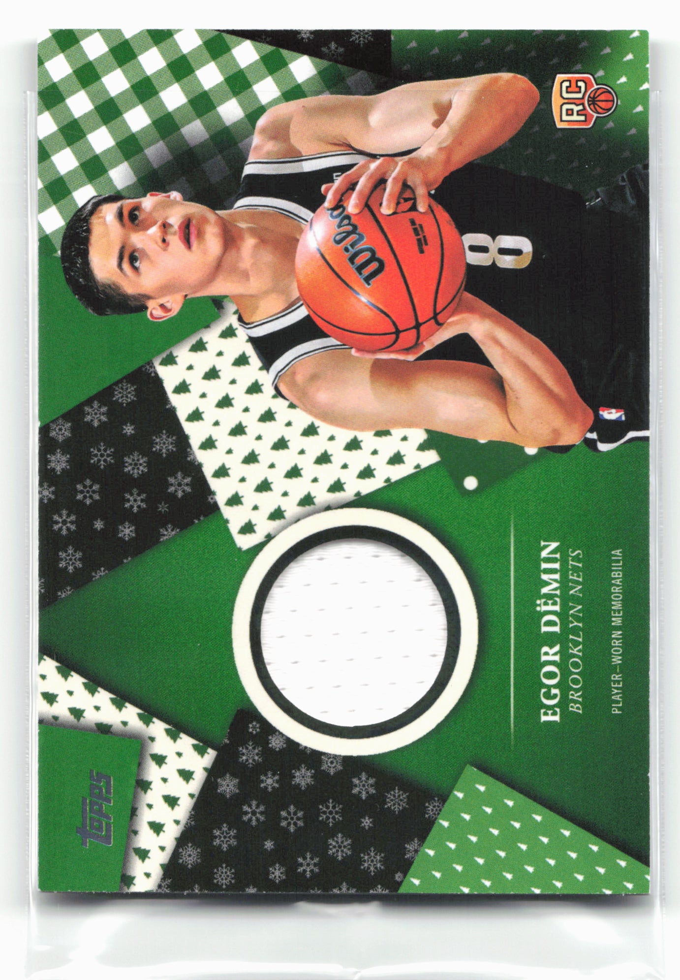 2025-26 Topps Holiday #HR-5 Egor Demin Holiday Relics