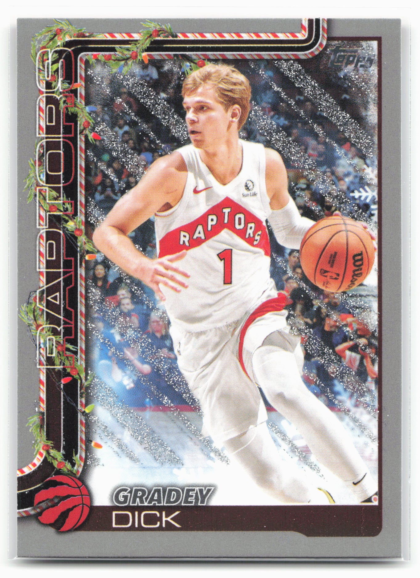 2025-26 Topps Holiday #H22 Gradey Dick Glitter Holiday