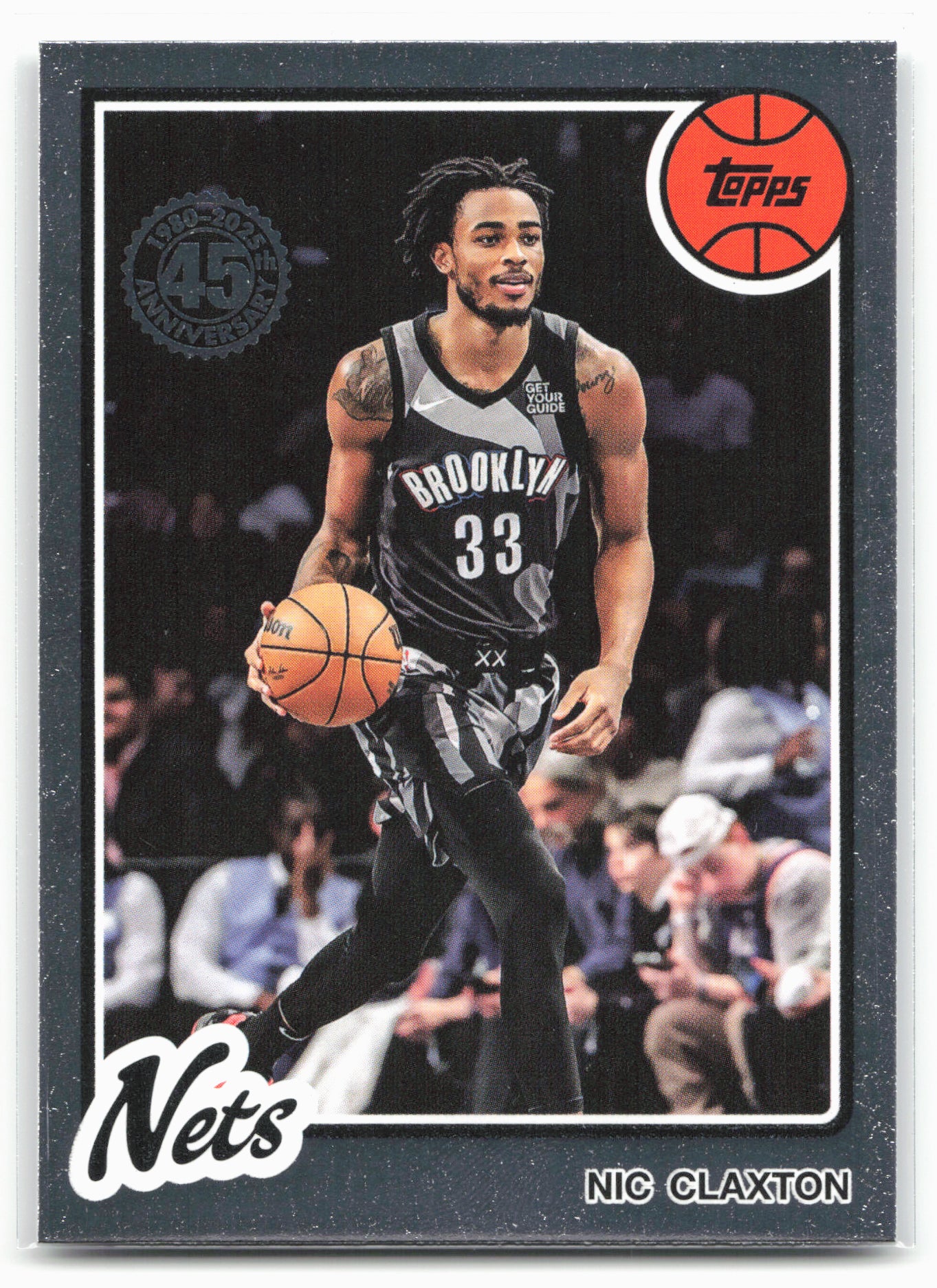 2025-26 Topps #80BK-48 Nic Claxton 1980-81 Topps Basketball