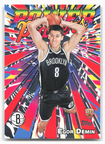 2025-26 Topps #PP-18 Egor Dëmin Power Players
