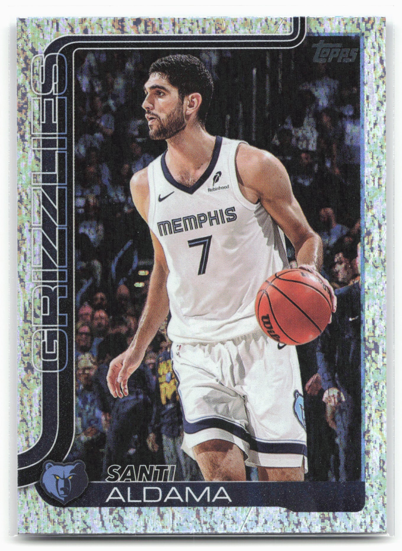 2025-26 Topps #187 Santi Aldama Holo Foil