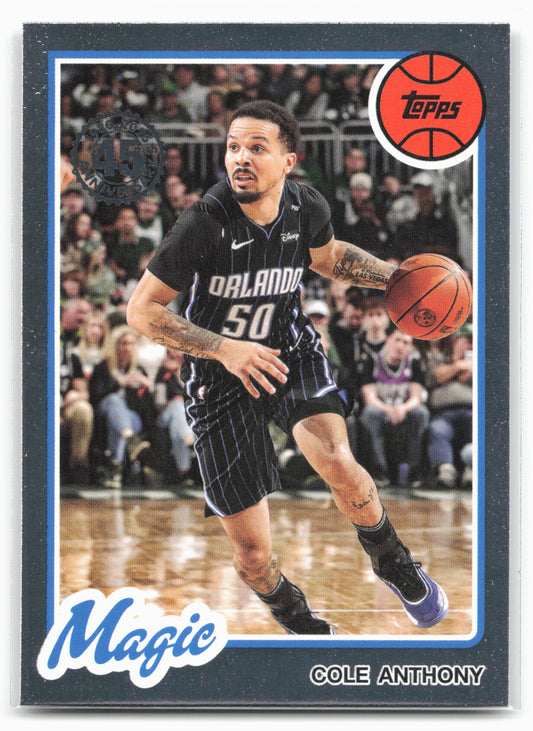 2025-26 Topps #80BK-26 Cole Anthony 1980-81 Topps Basketball