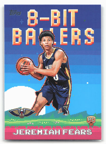 2025-26 Topps #8B-37 Jeremiah Fears 8-Bit Ballers