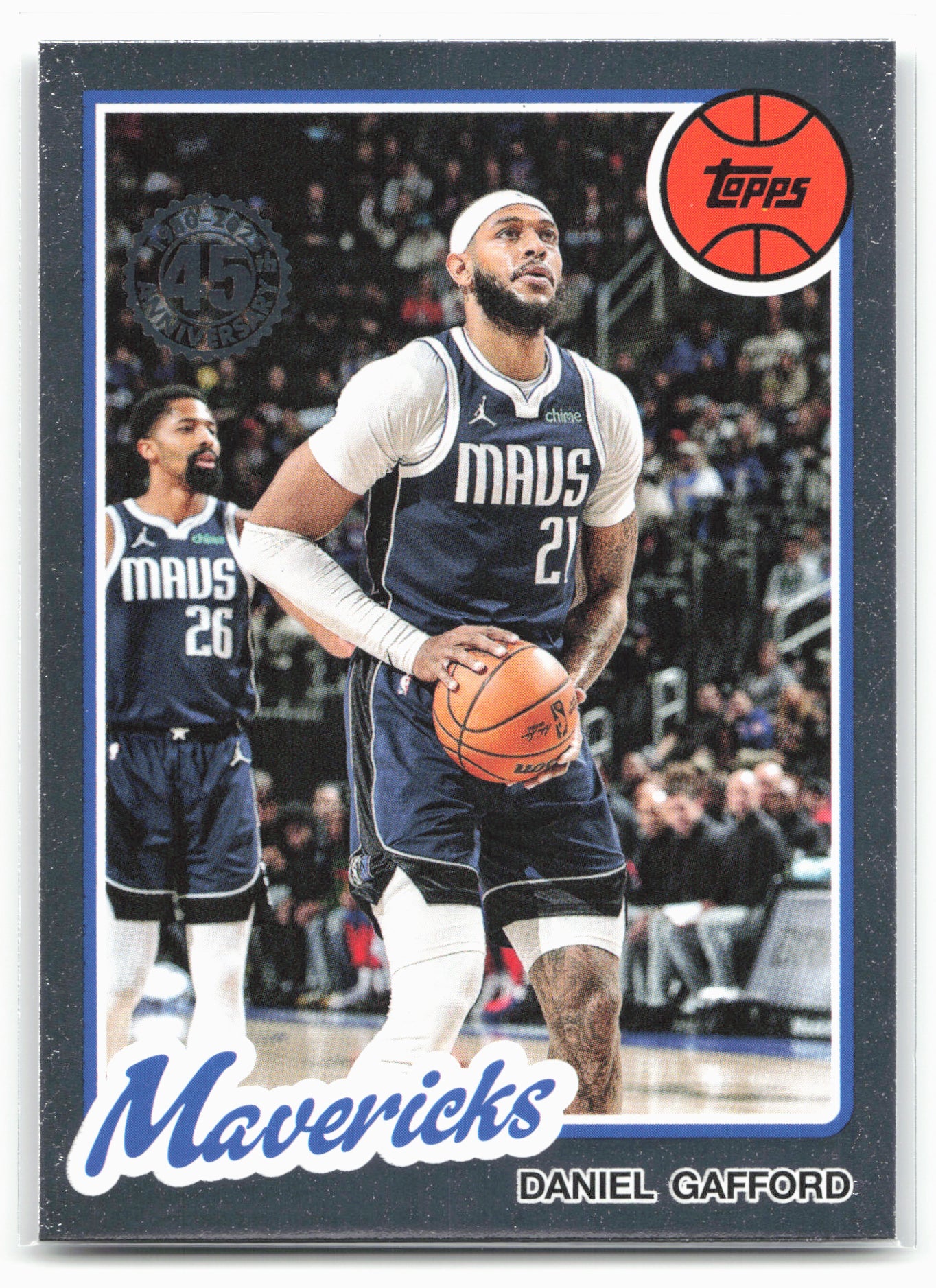 2025-26 Topps #80BK-10 Daniel Gafford 1980-81 Topps Basketball