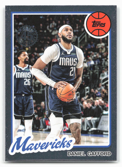 2025-26 Topps #80BK-10 Daniel Gafford 1980-81 Topps Basketball