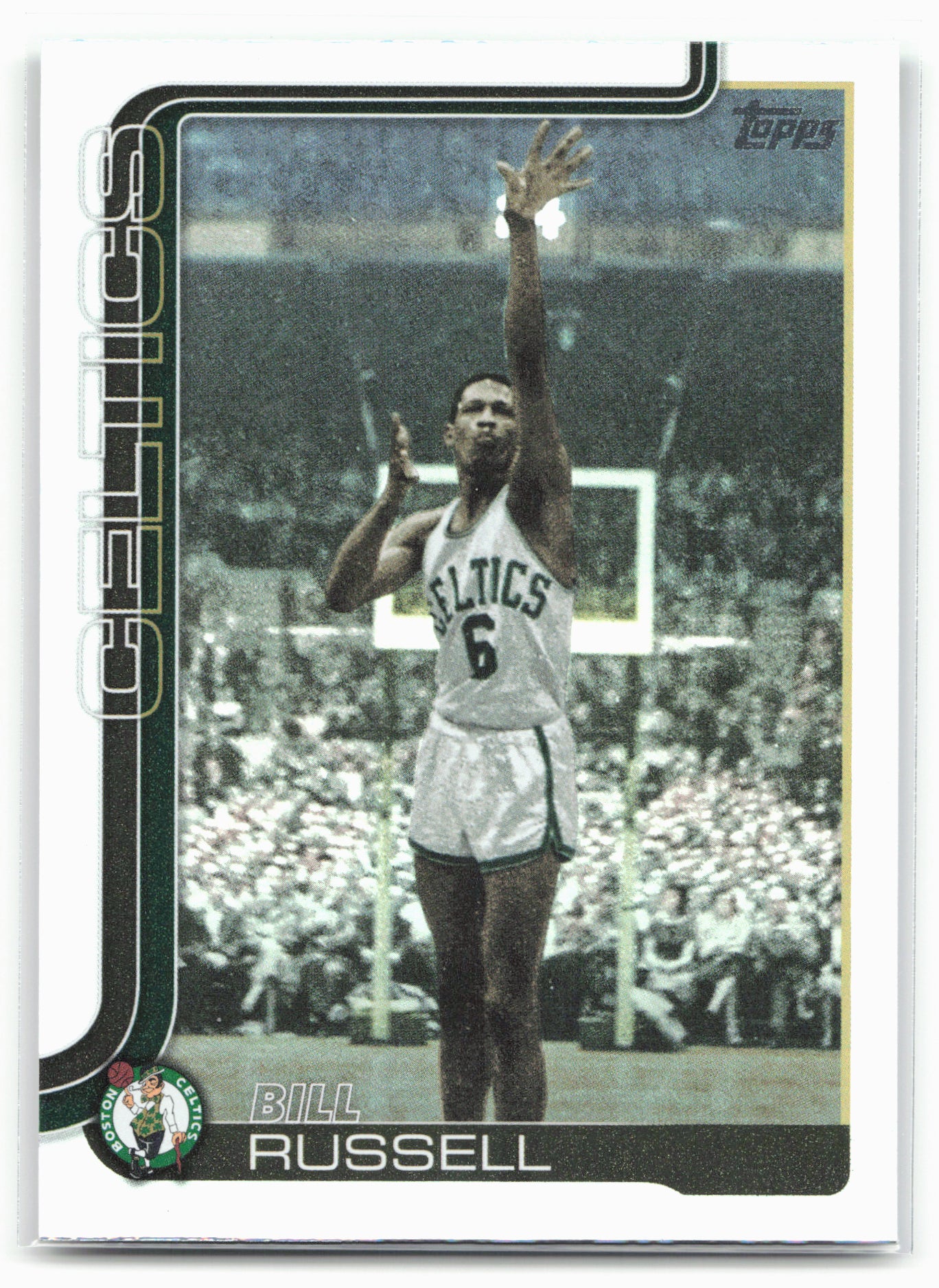 2025-26 Topps #251 Bill Russell Rainbow Foilboard