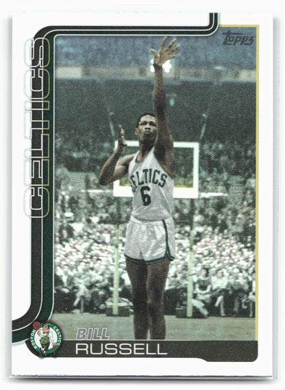 2025-26 Topps #251 Bill Russell Rainbow Foilboard