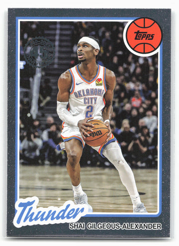 2025-26 Topps #80BK-91 Shai Gilgeous-Alexander 1980-81 Topps Basketball
