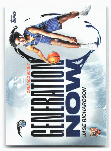 2025-26 Topps #GN-25 Jase Richardson Generation Now