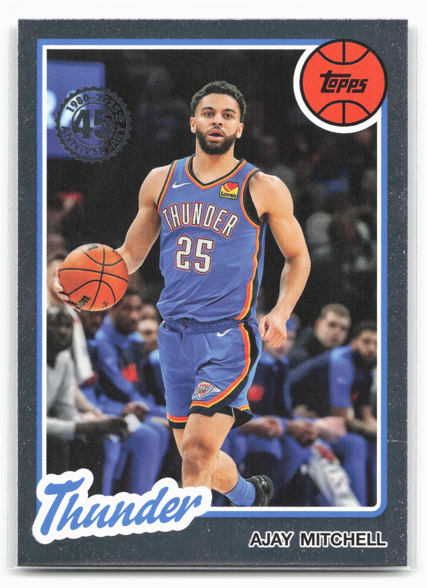 2025-26 Topps #80BK-12 Ajay Mitchell 1980-81 Topps Basketball