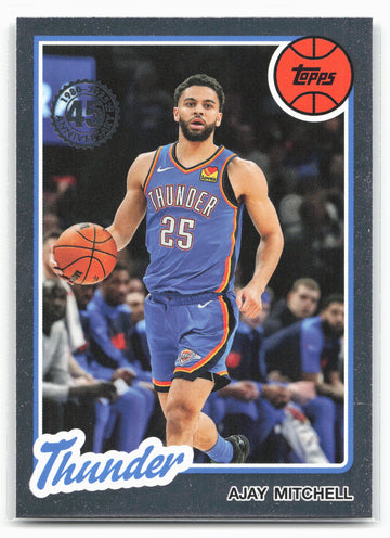2025-26 Topps #80BK-12 Ajay Mitchell 1980-81 Topps Basketball