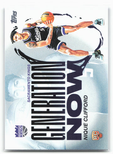2025-26 Topps #GN-24 Nique Clifford Generation Now