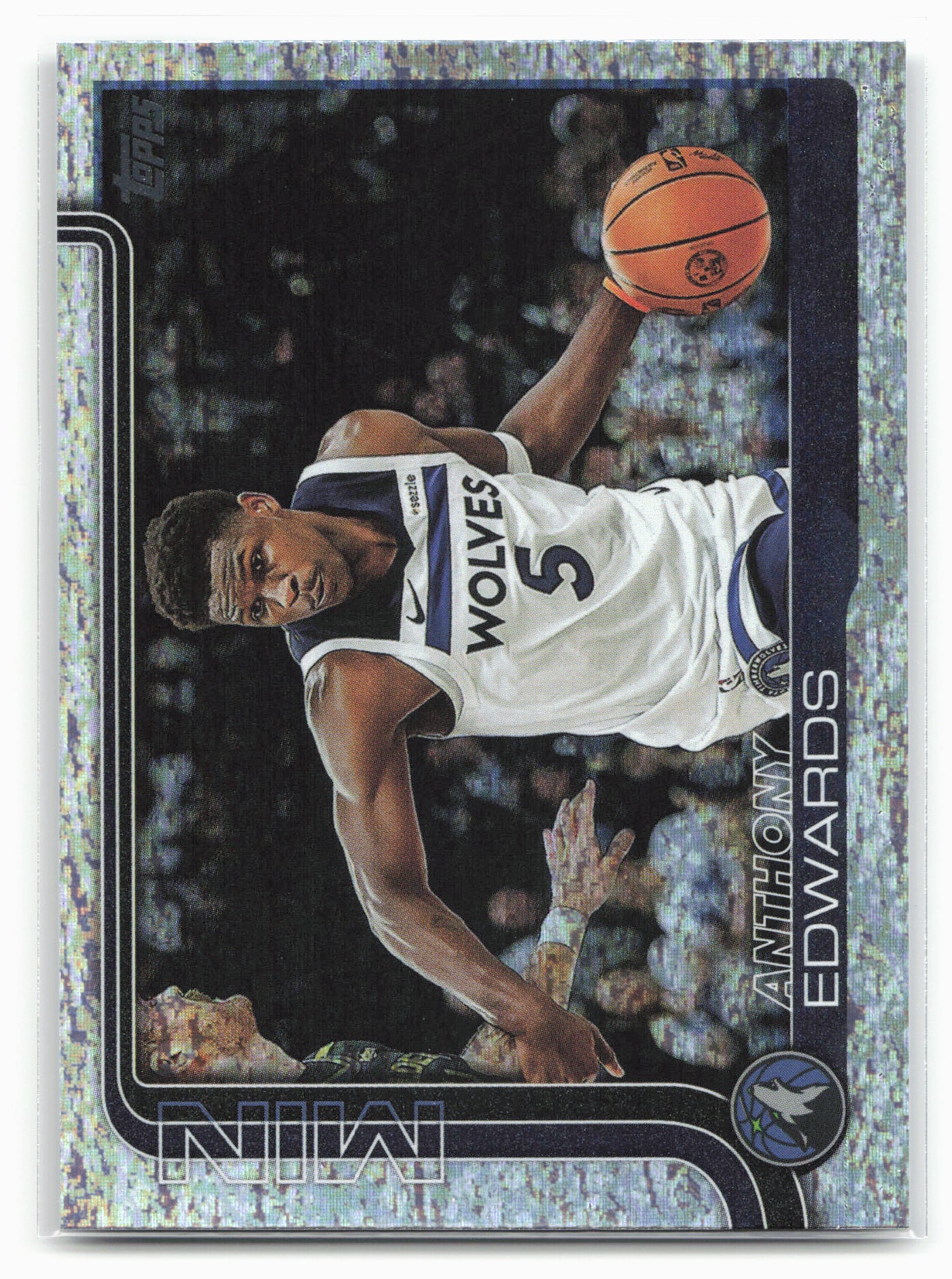 2025-26 Topps #108 Anthony Edwards Holo Foil