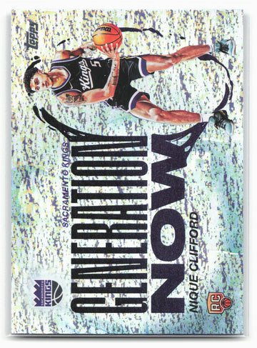 2025-26 Topps #GN-24 Nique Clifford Generation Now Holo Foil