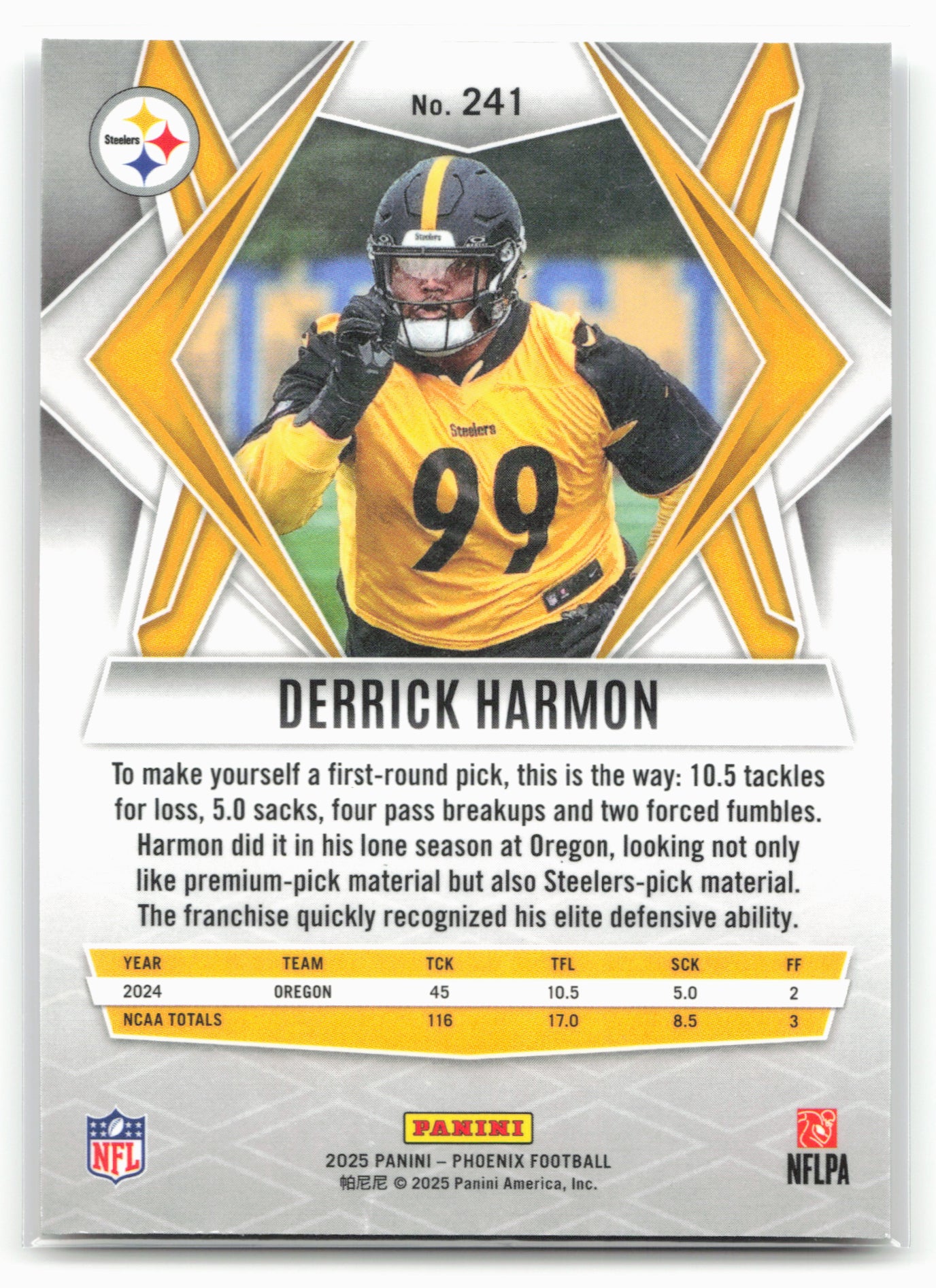 2025 Phoenix #241 Derrick Harmon