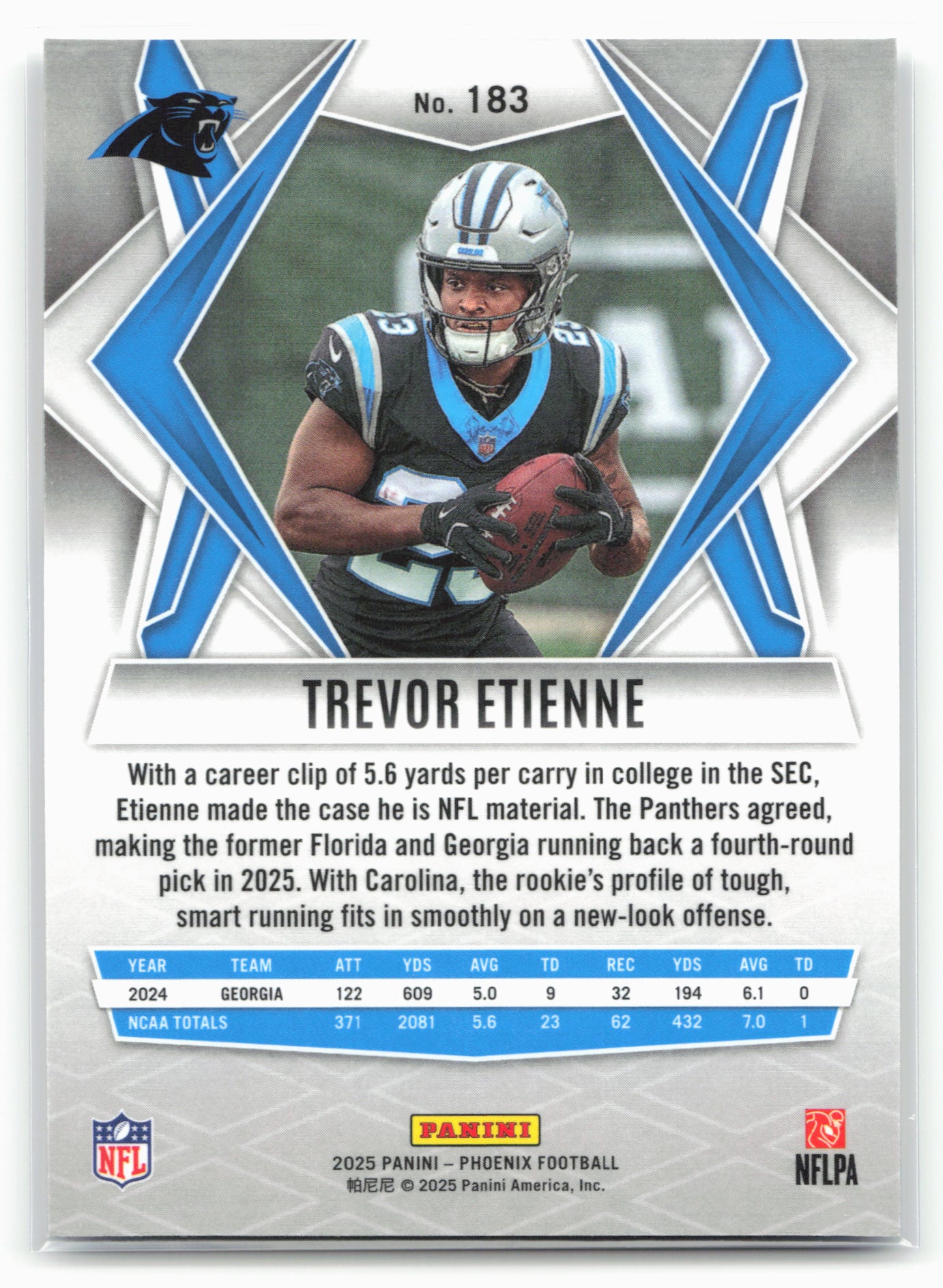 2025 Phoenix #183 Trevor Etienne