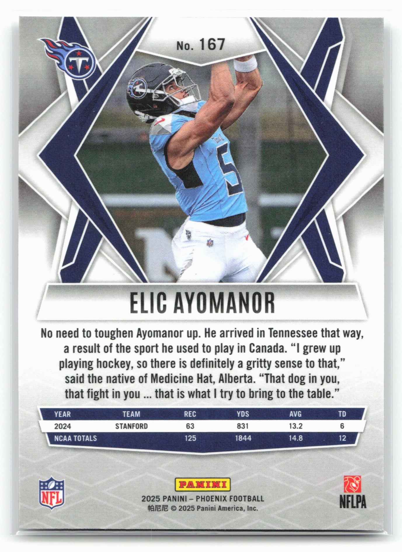 2025 Phoenix #167 Elic Ayomanor