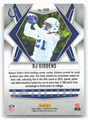 2025 Phoenix #208 DJ Giddens