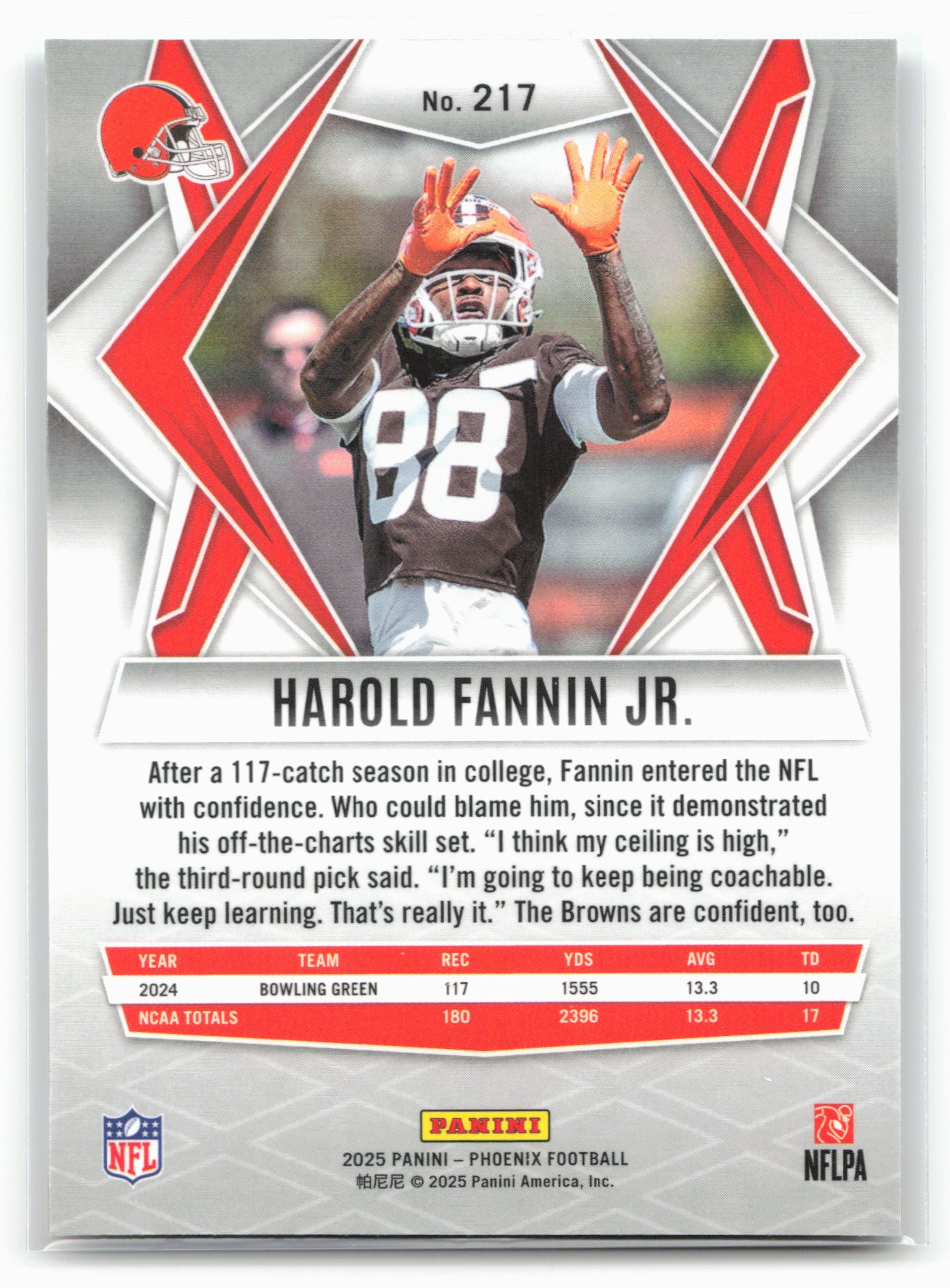 2025 Phoenix #217 Harold Fannin Jr.