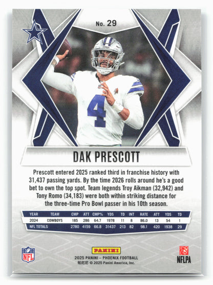 2025 Phoenix #29 Dak Prescott