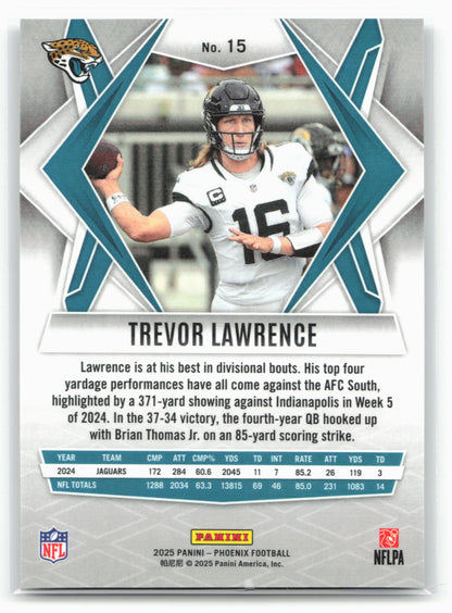 2025 Phoenix #15 Trevor Lawrence Silver