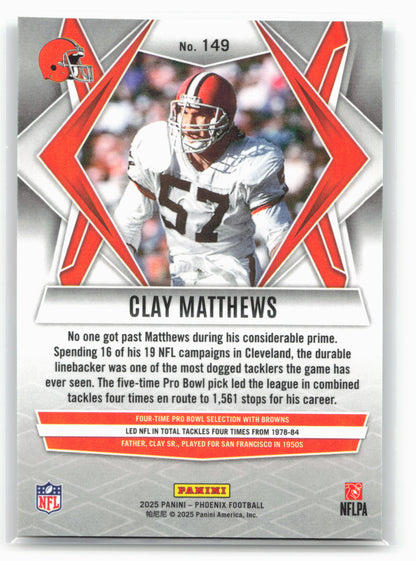 2025 Phoenix #149 Clay Matthews Silver