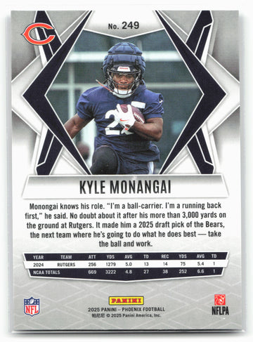 2025 Phoenix #249 Kyle Monangai Silver