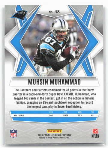 2025 Phoenix #48 Muhsin Muhammad Silver