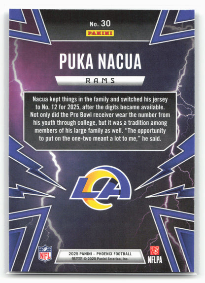 2025 Phoenix #30 Puka Nacua Thunderbird