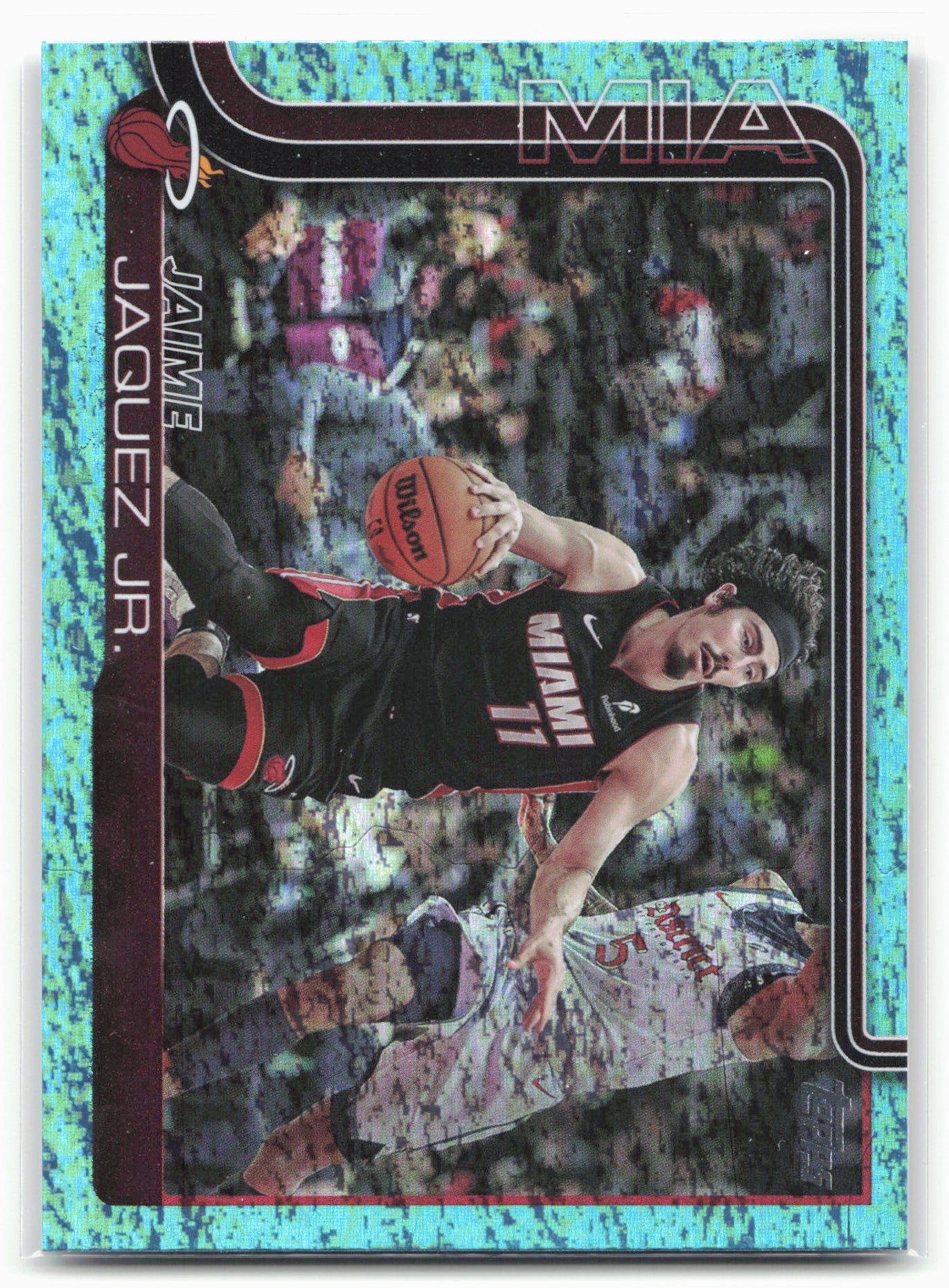 2025-26 Topps #78 Jaime Jaquez Jr. Aqua Holo Foil