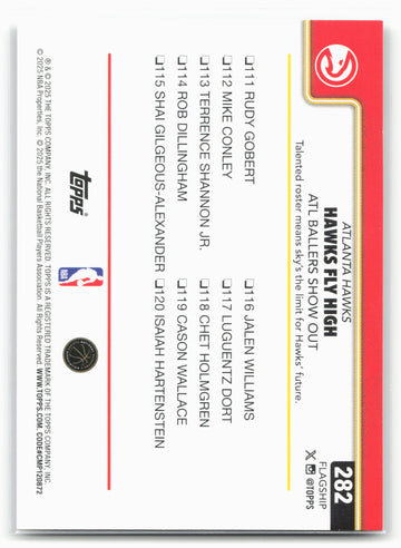 2025-26 Topps #282 Trae Young Holo Foil