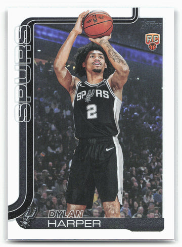 2025-26 Topps #202 Dylan Harper Rainbow Foilboard 23887