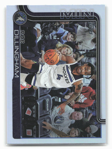 2025-26 Topps #114 Rob Dillingham Rainbow Foilboard