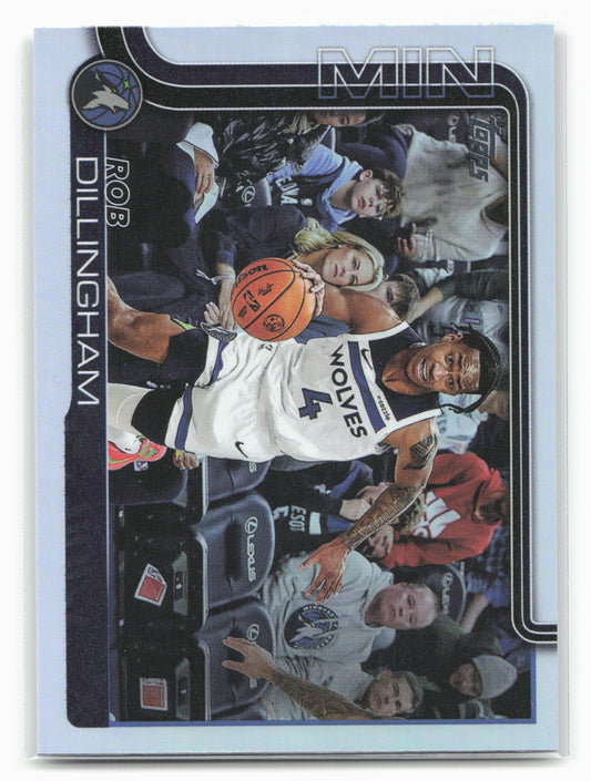 2025-26 Topps #114 Rob Dillingham Rainbow Foilboard