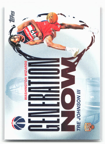 2025-26 Topps #GN-6 Tre Johnson III Generation Now 23894