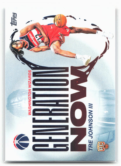 2025-26 Topps #GN-6 Tre Johnson III Generation Now 23894