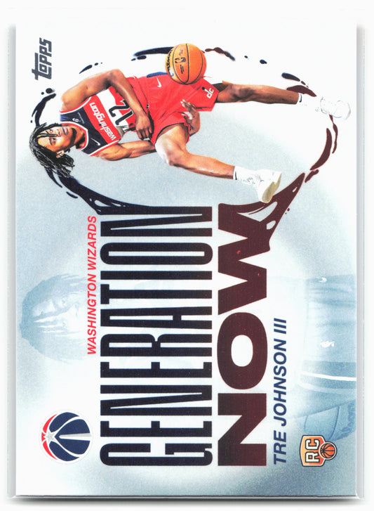 2025-26 Topps #GN-6 Tre Johnson III Generation Now 23894