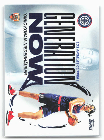 2025-26 Topps #GN-30 Yanic Konan-Niederhäuser Generation Now 23895