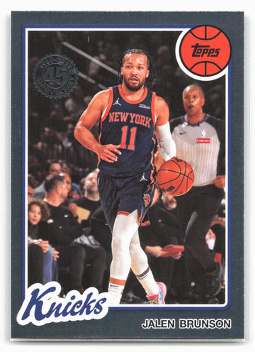 2025-26 Topps #80BK-95 Jalen Brunson 1980-81 Topps Basketball 23896