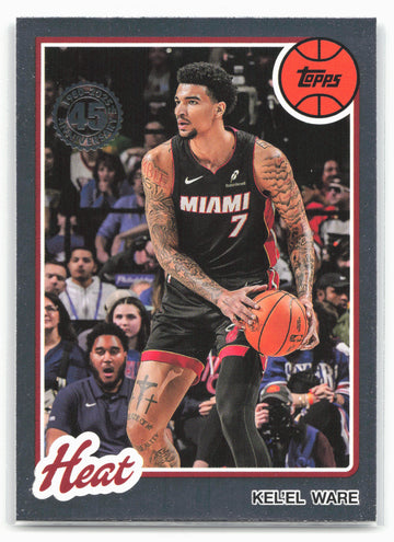 2025-26 Topps #80BK-27 Kel'el Ware 1980-81 Topps Basketball 23900