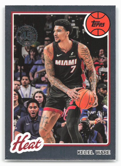 2025-26 Topps #80BK-27 Kel'el Ware 1980-81 Topps Basketball 23900