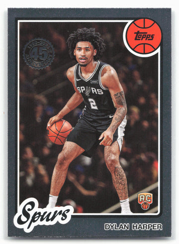 2025-26 Topps #80BK-52 Dylan Harper 1980-81 Topps Basketball 23903