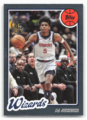 2025-26 Topps #80BK-18 AJ Johnson 1980-81 Topps Basketball 23905