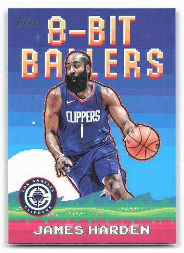 2025-26 Topps #8B-16 James Harden 8-Bit Ballers 23909