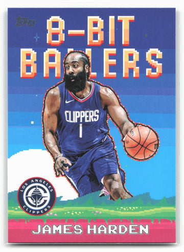 2025-26 Topps #8B-16 James Harden 8-Bit Ballers 23911