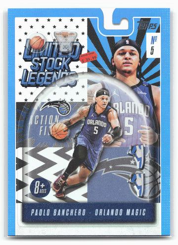 2025-26 Topps #LST-43 Paolo Banchero Limited Stock Legends