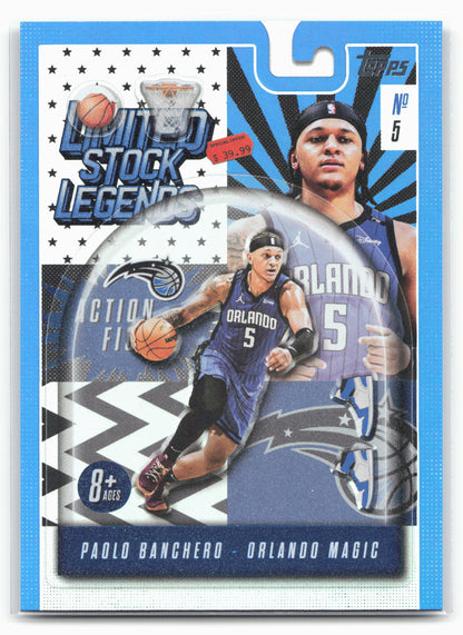 2025-26 Topps #LST-43 Paolo Banchero Limited Stock Legends