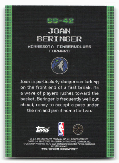2025-26 Topps #SS-42 Joan Beringer Scan and Slam