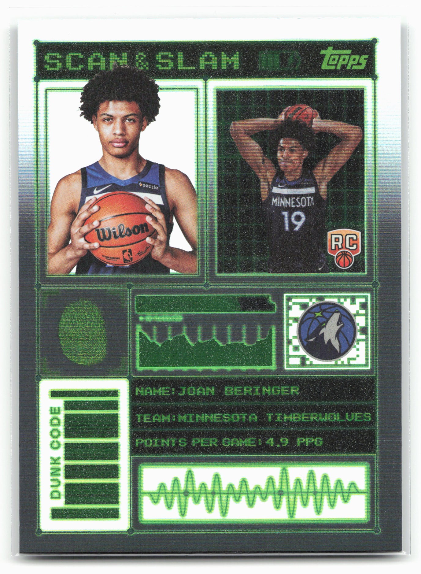 2025-26 Topps #SS-42 Joan Beringer Scan and Slam